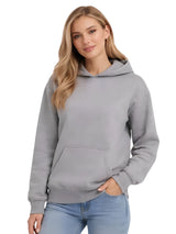 Active Star Ladies Pullover Hoodie Cloud Grey