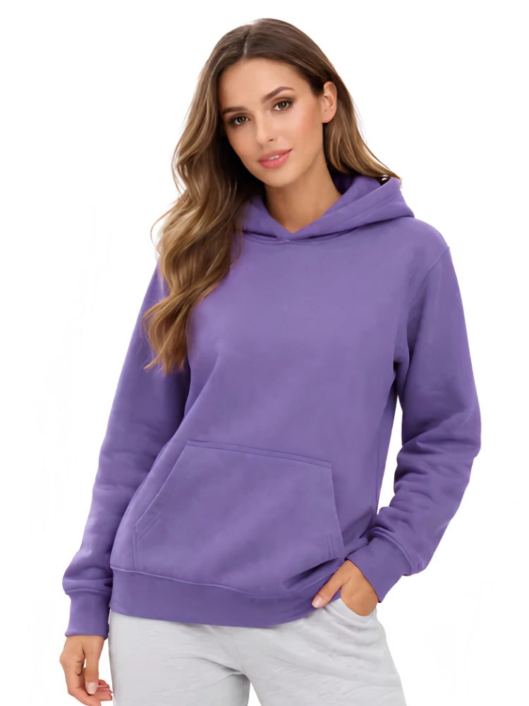 Active Star Ladies Pullover Lavender Hoodie
