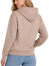 Active Star Ladies Pullover Taupe Hoodie