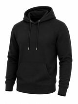 Active Star Men's Black Pullover Hoodie