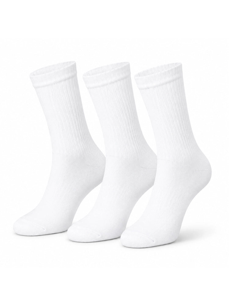 Men’s Cotton Rich White Socks Pack of 3 Pairs