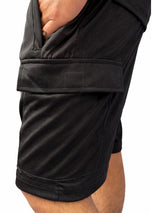 Active Star Men’s Dark Grey Activewear Set With 4-Pocket Shorts