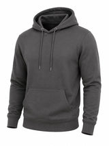 Active Star Men's Dark Grey Pullover Hoodie