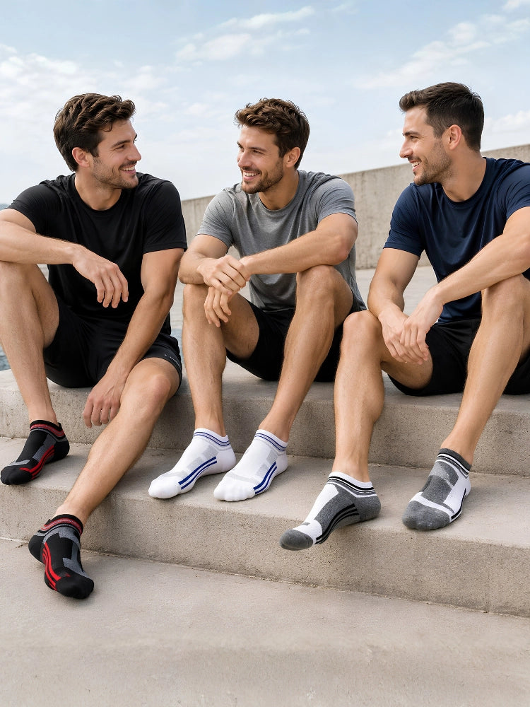 Active Star Men’s Low Cut Sports Trainer Socks Pack of 3