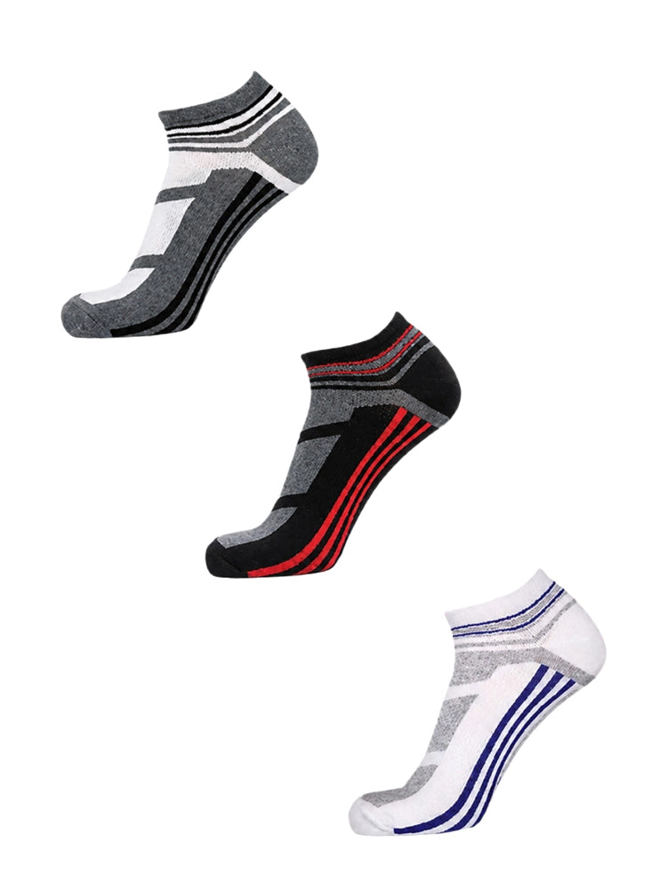 Active Star Men’s Low Cut Sports Trainer Socks Pack of 3
