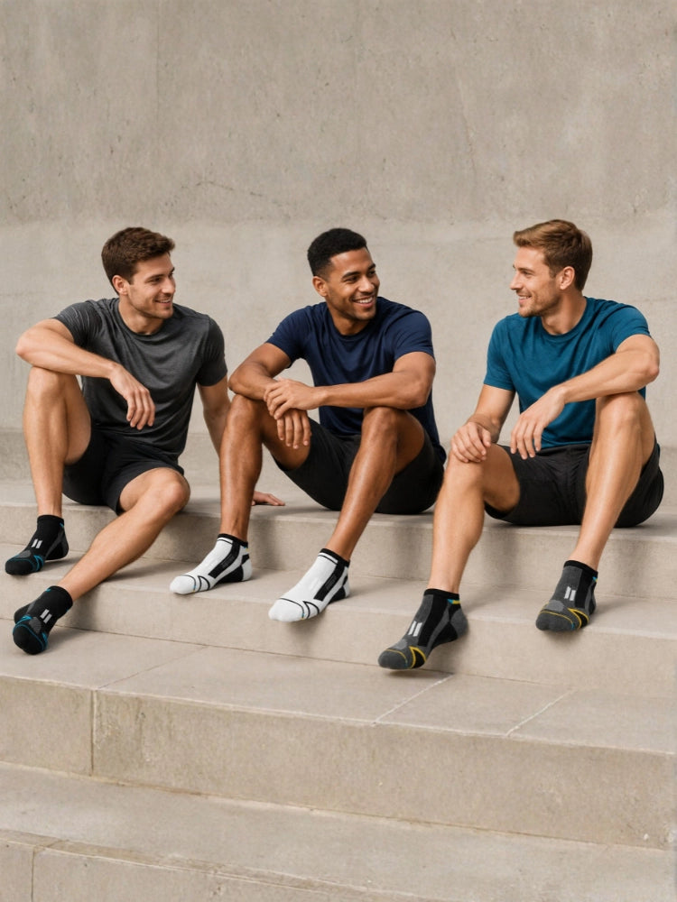 Active Star Men’s Sports Trainer Liner Socks Pack of 3 Pairs