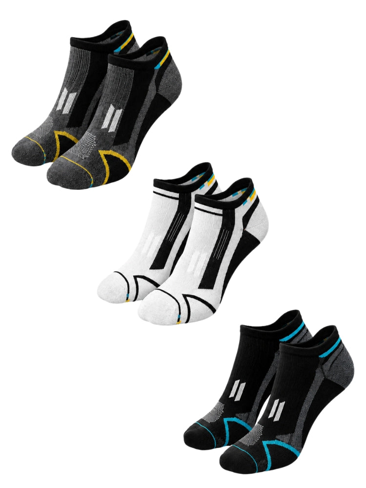 Active Star Men’s Sports Trainer Liner Socks Pack of 3 Pairs