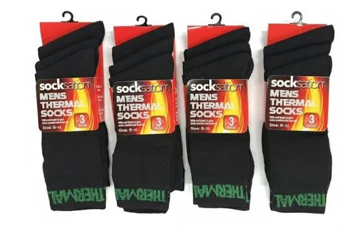 Men’s Extra Thick Thermal Heat Trapping Socks 3 Pack