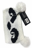Active Star White Panda Face Knitted Headband