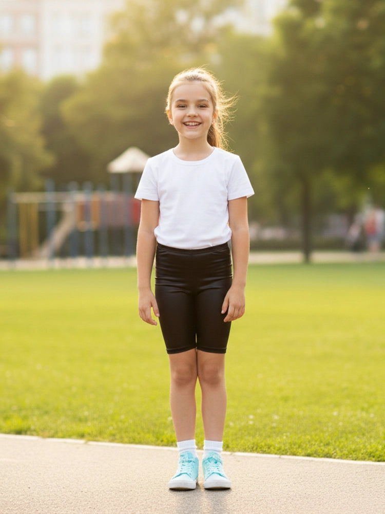 Girl's Cotton Cycling Shorts for Sports Summer Short Legging