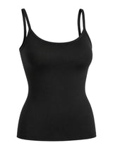 Crazy Chick Ladies Microfibre Black Vest Top