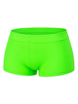 Crazy Chick Ladies Neon Green Microfibre Hot Pants