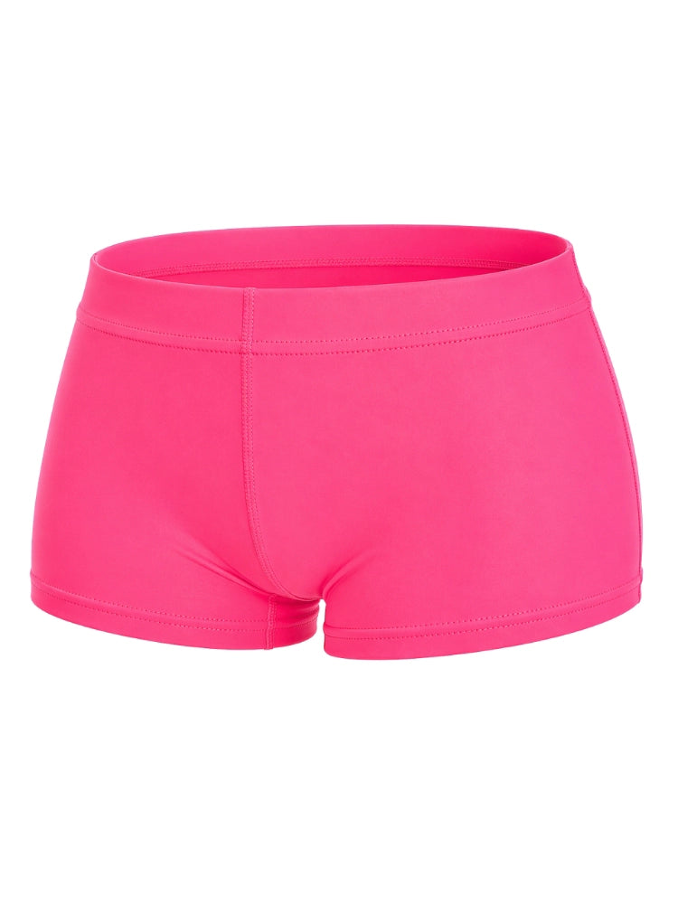 Crazy Chick Ladies Neon Pink Microfibre Hot Pants