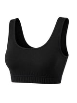Crazy Chick Ladies Sleeveless Black Crop Top