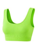 Crazy Chick Ladies Sleeveless Green Crop Top