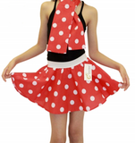 Girl's Polka Dot 50s / 60s Vintage Style School Skirt