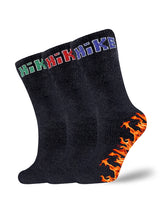 Active Star Hike Socks 3 Pack in Jet Black