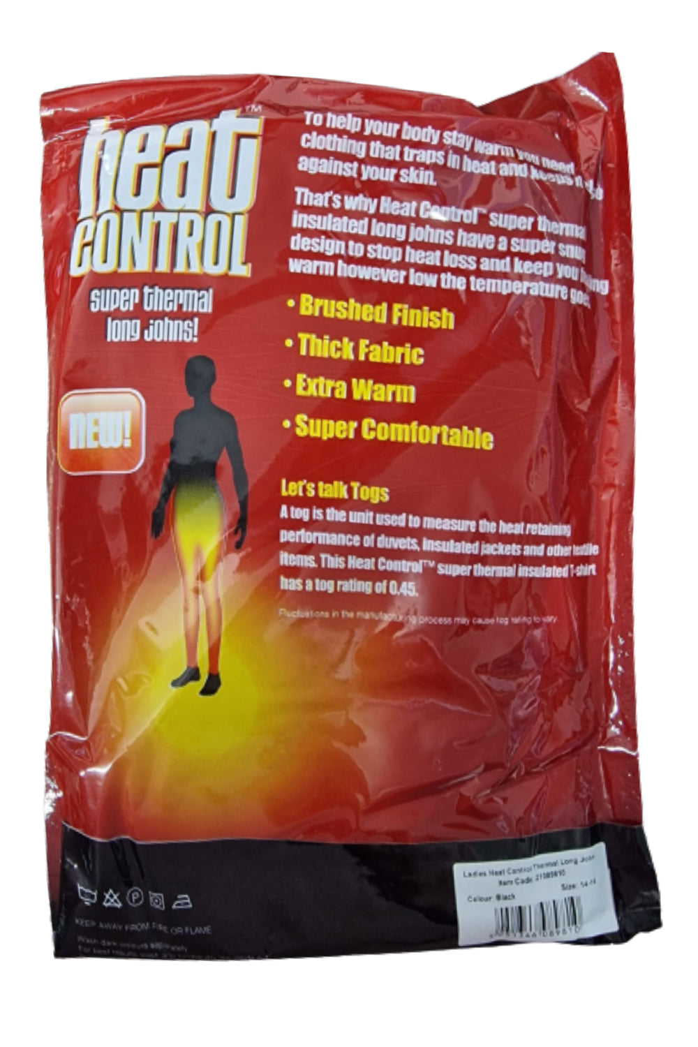 Ladies Heat Control Super Thermal Long Johns (0.45 Tog)