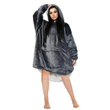 Women's Hug and Snug Blush Hoodie Blanket
