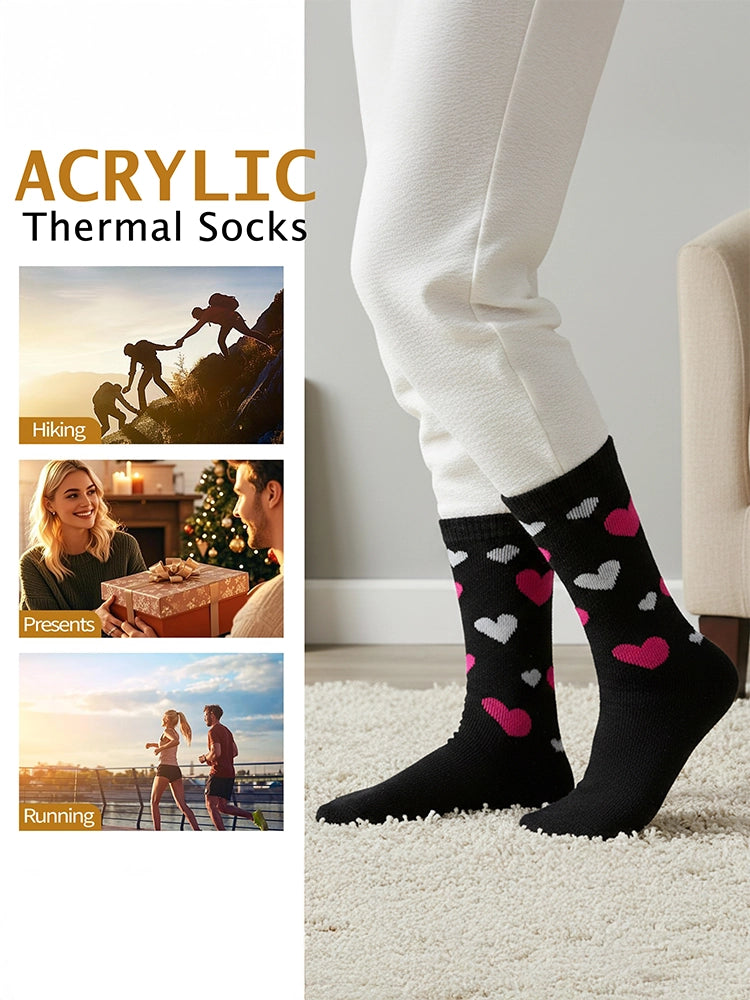 Active Star Ladies Thermal Print Winter Socks Pack of 3