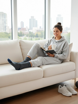 Ladies Modern GEO Patterned Cotton Socks 3 Pack