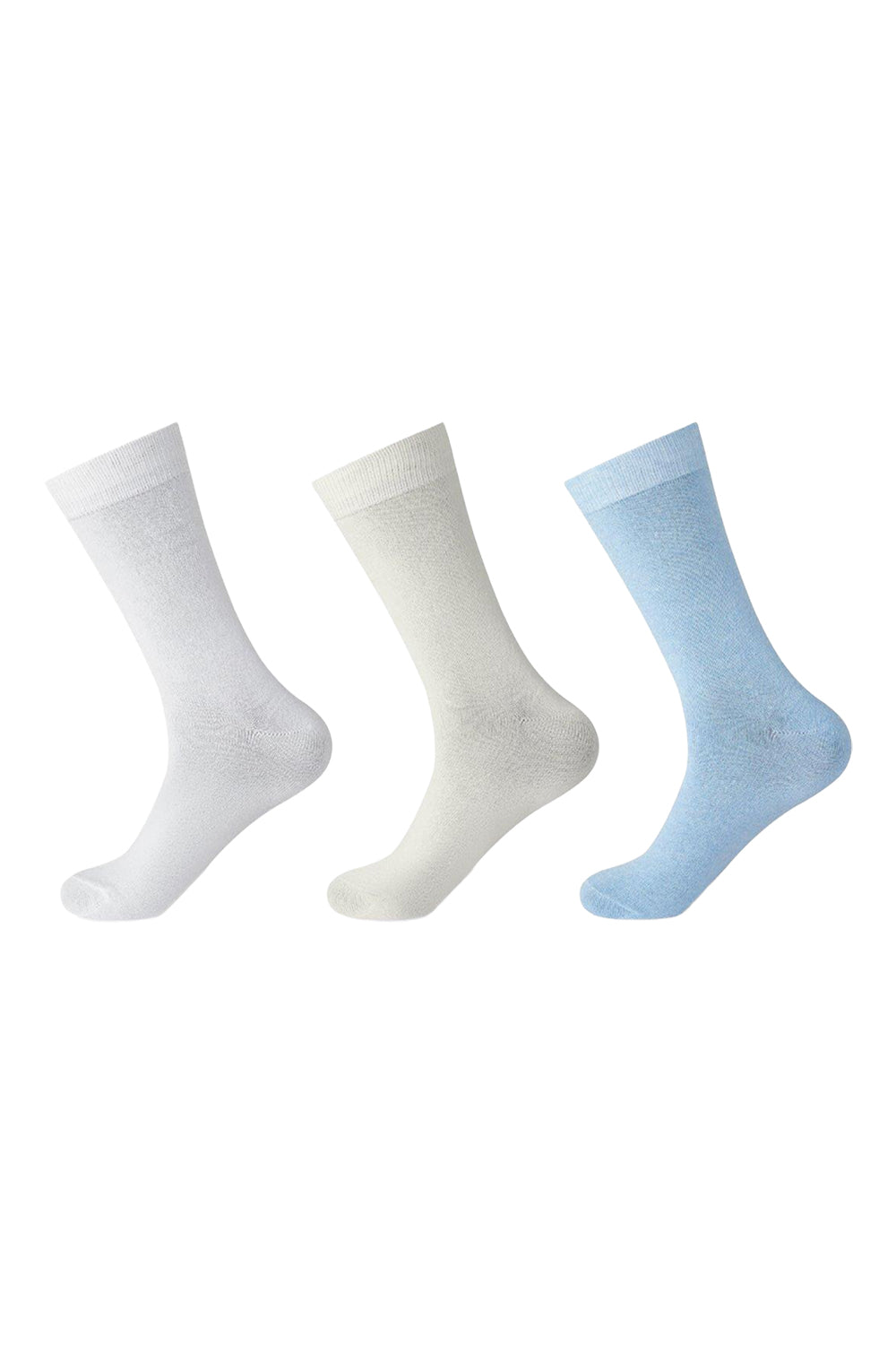 Ladies Pastel Cotton Rich Soft Comfort Socks 3 Pack
