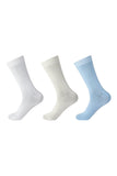 Ladies Pastel Cotton Rich Soft Comfort Socks 3 Pack