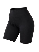 Ladies Microfibre Black Cycling Shorts For Sports & Gym