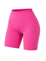 Ladies Microfibre Pink Cycling Shorts For Sports & Gym