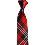 Men's Satin Style Plain Tartan Neck Tie