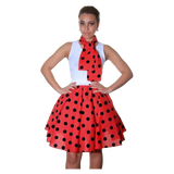 Women's 18 inches Polka Dot Vintage 50s/60s School Skirt