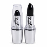 Long-Lasting Bold Black Lipstick, Gothic Halloween Lip Makeup