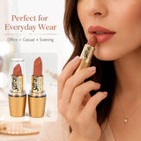 Long-Lasting Matte Nude Lipstick Makeup, 12 Shades