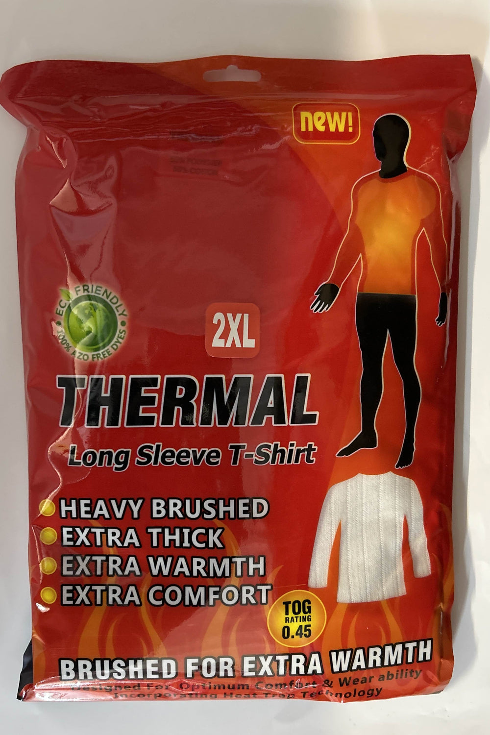 Men's Long Sleeve Heat Control Thermal T-Shirt (0.45 Tog)
