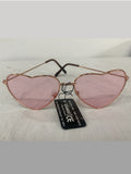 Rose Gold Frame Sun Glasses