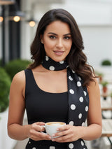 Polka Dot Scarf (111 Cm)