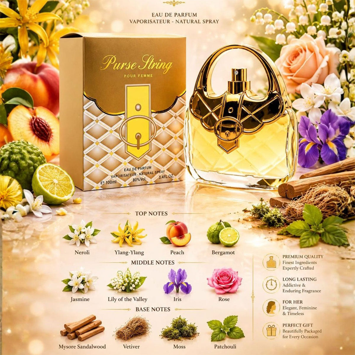 Purse String Women’s Eau de Parfum Spray 100ml