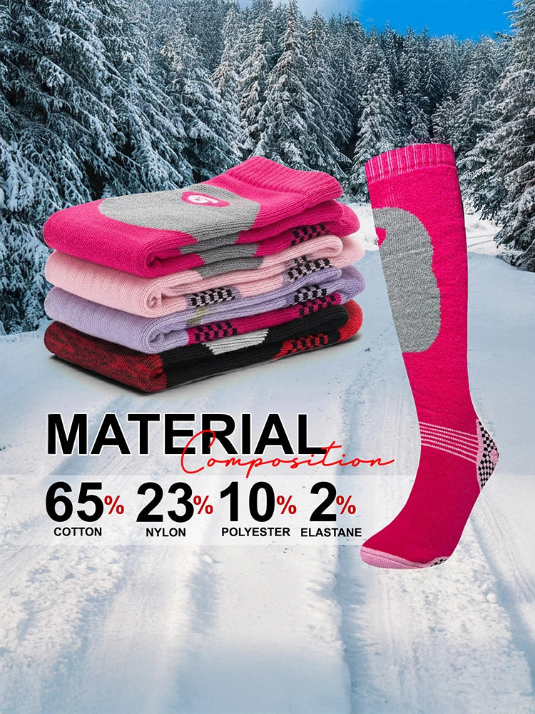 Ladies Full Cushion Ski Socks One Pair