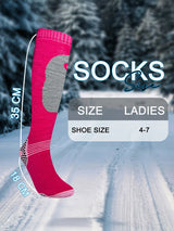 Ladies Full Cushion Ski Socks One Pair