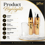 Saffron Black Bold Kajal Smudge-Proof Long-Lasting Eyeliner 1 Piece or Tray of 24