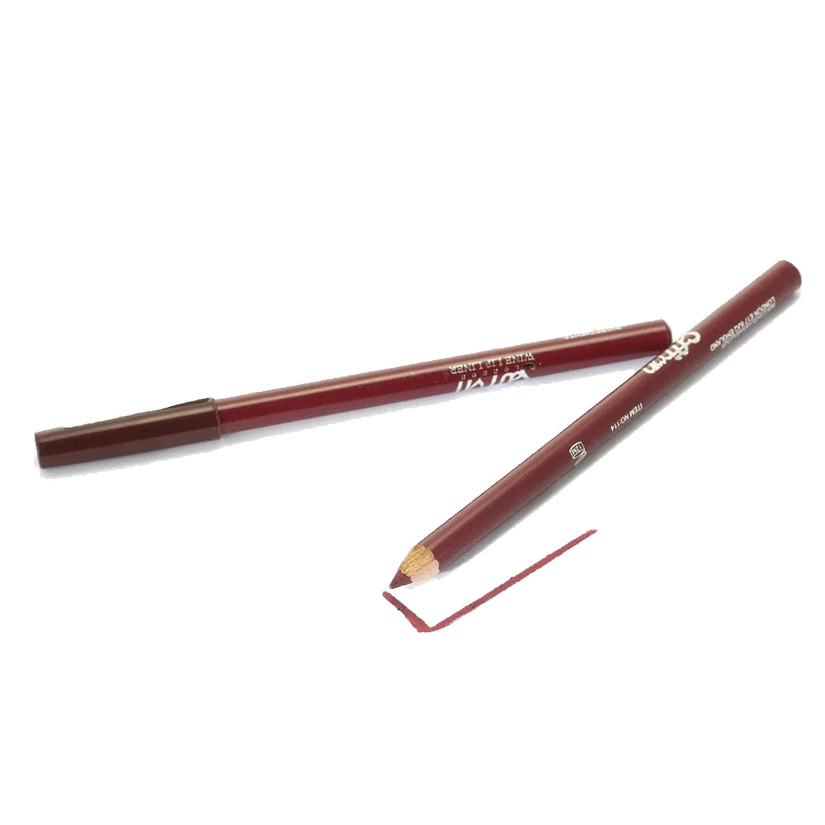 Long-Lasting Lip Liner Pencil Makeup, Red & Wine Shades