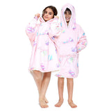 Children's Pink Sweet Candy Marshmallow Blanket Hoodie