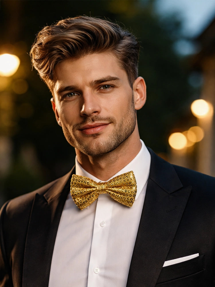 Sequin Bow Ties