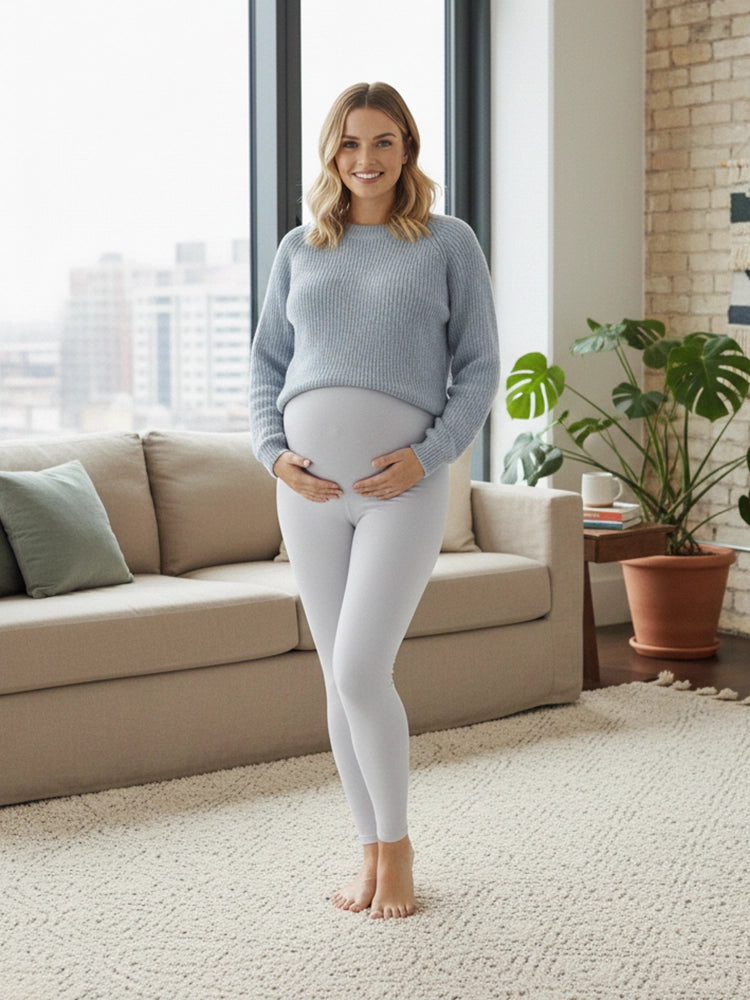 Women's Maternity Leggings Stretchy Cotton Breathable Tights