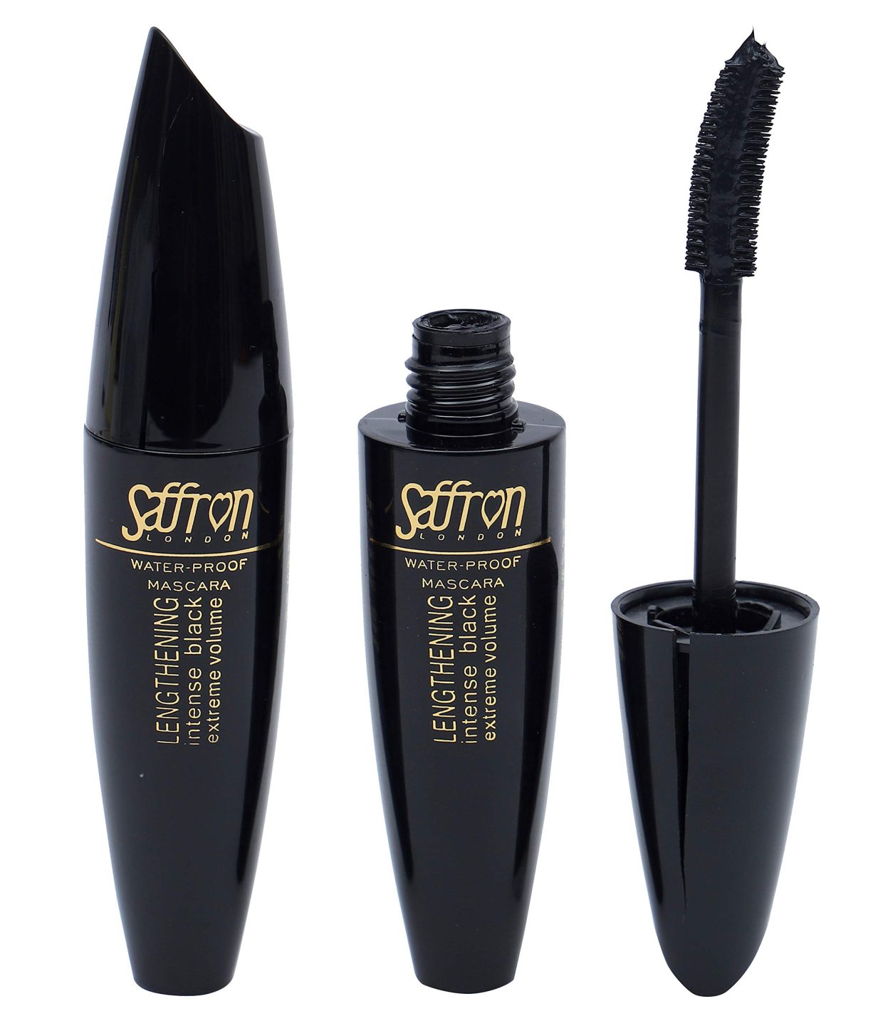 Waterproof Intense Black Lengthening Extra Volume Mascara Pack of 24