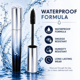 Waterproof Black Mascara, Volumising & Lengthening Eye Makeup 10ml