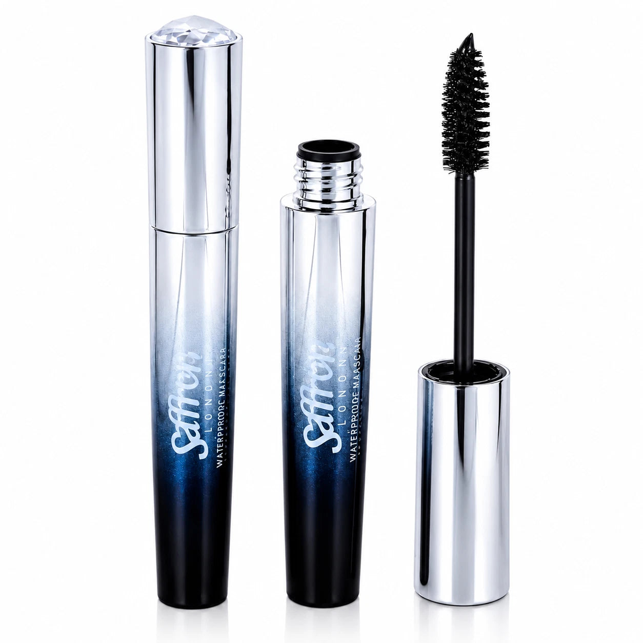 Waterproof Black Mascara, Volumising & Lengthening Eye Makeup 10ml