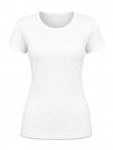 White t-shirt on a white background