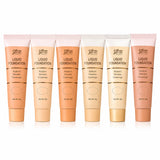 Women’s Liquid Foundation Makeup, 6 Light to Dark Shades