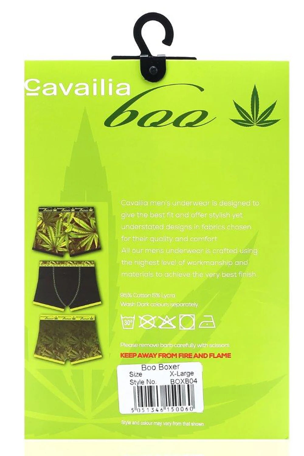 Men’s All Over Botanical Leaf Printed Hipster Boxers 3 Pack